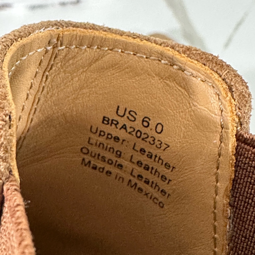 Nisolo Eva Everyday Chelsea Boots. Women’s size 6 M. Color Taupe Suede. - Picture 8 of 11